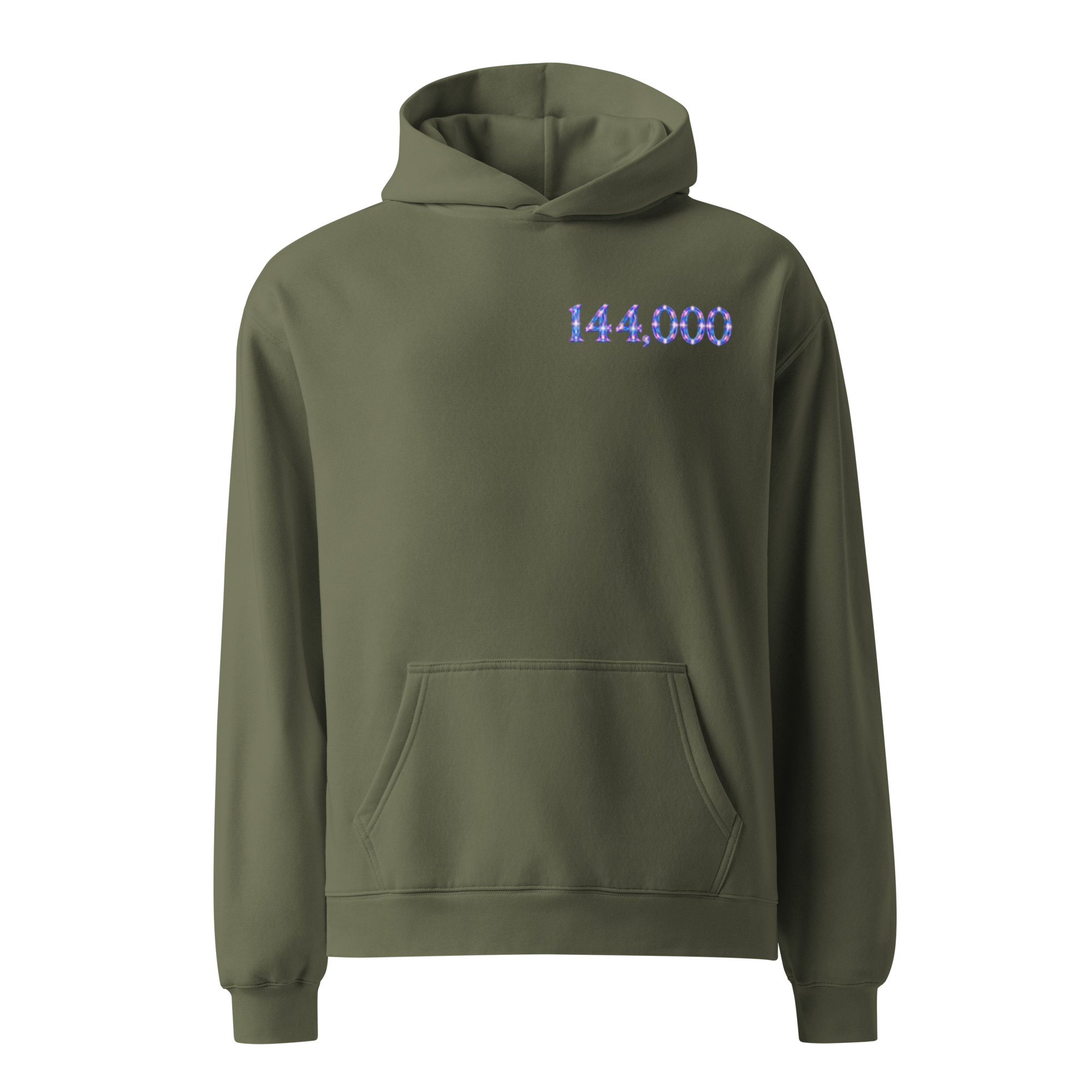 144,000 Light Codes Unisex Oversized Hoodie 002 - Image 7