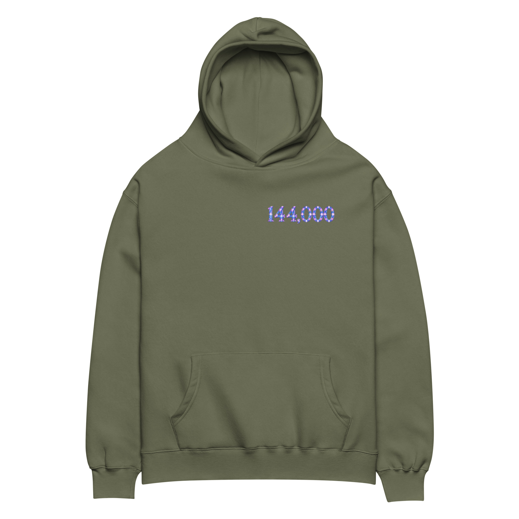 144,000 Light Codes Unisex Oversized Hoodie 002 - Image 28