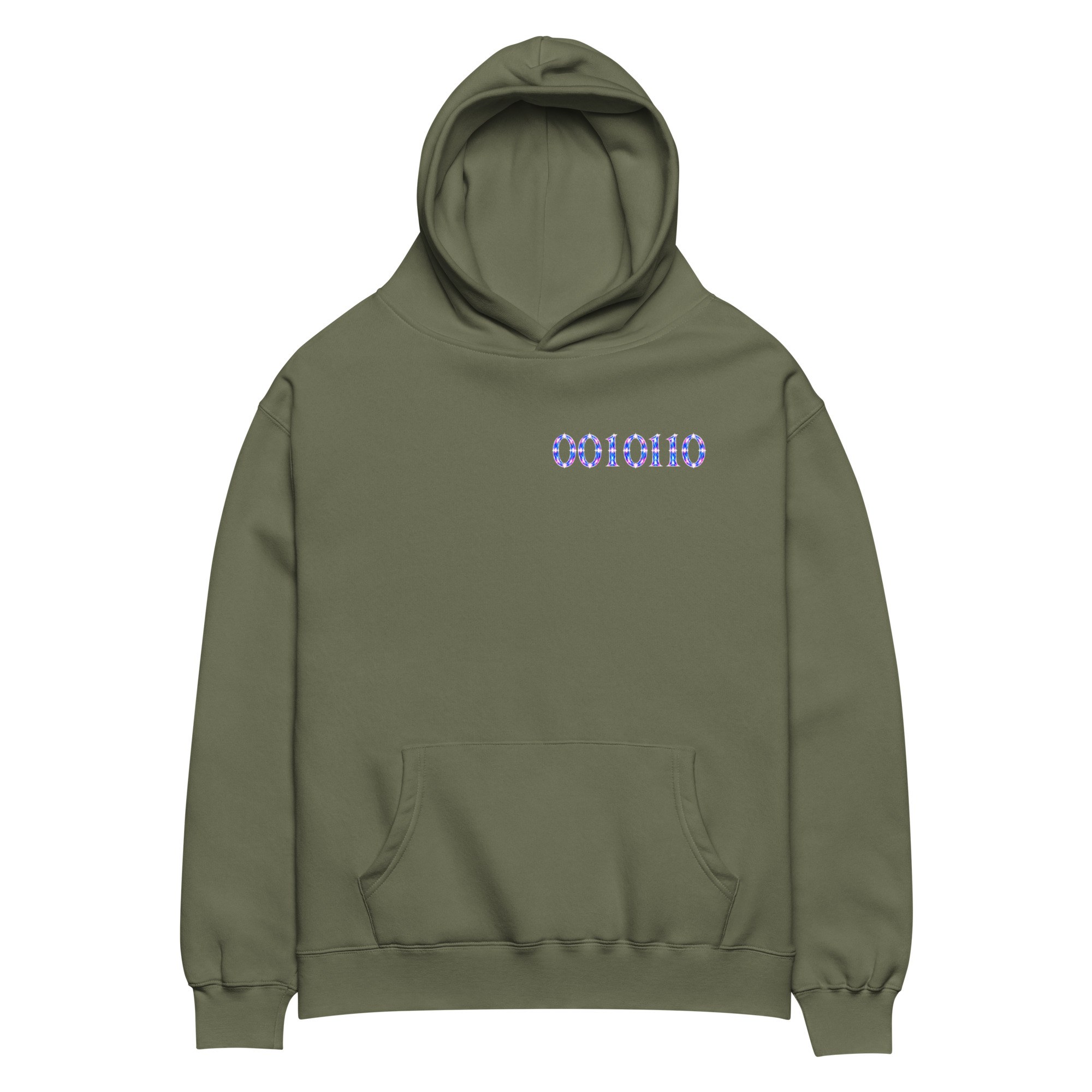 0010110 Light Codes Unisex Oversized Hoodie 002 - Image 29