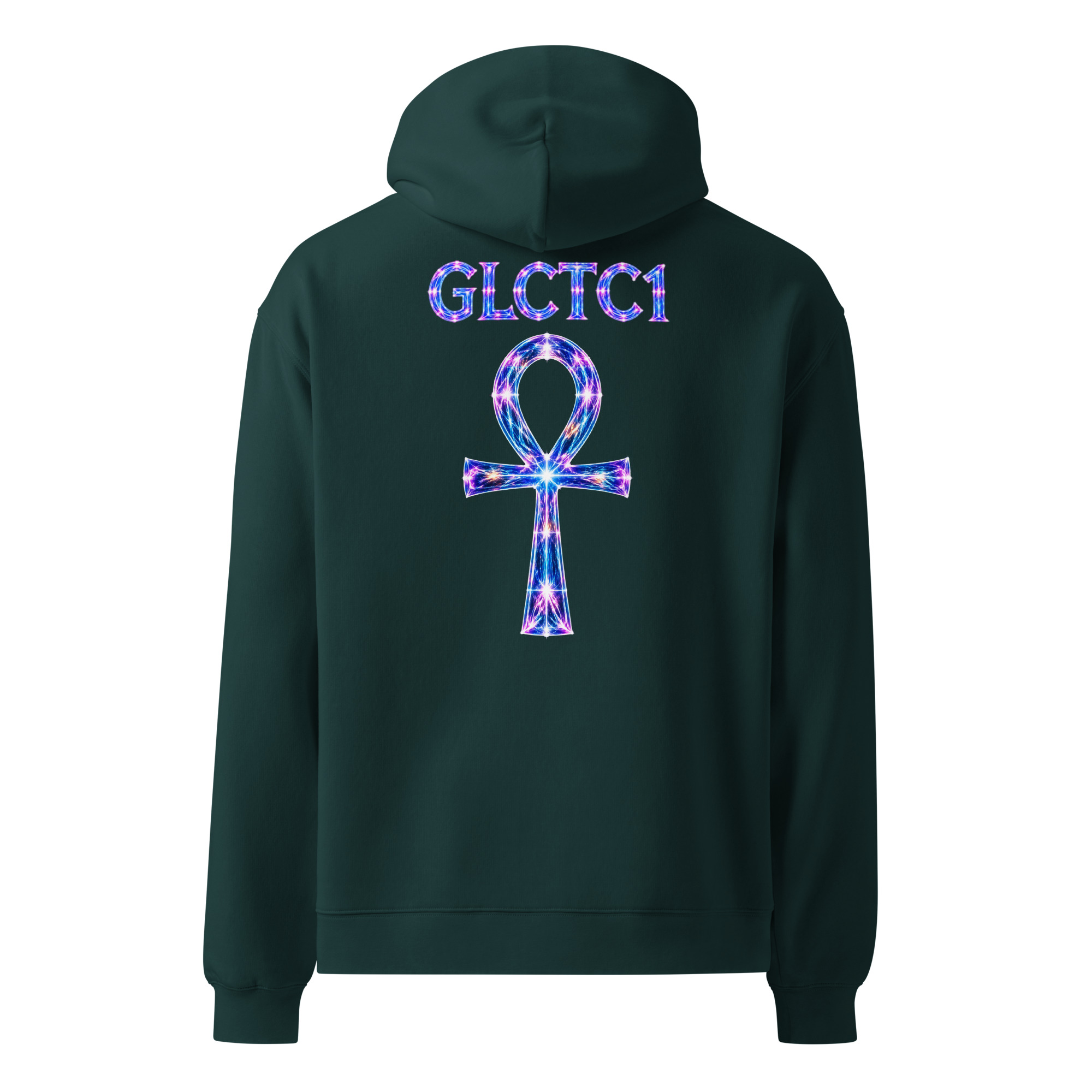 0010110 Light Codes Unisex Oversized Hoodie 002 - Image 14