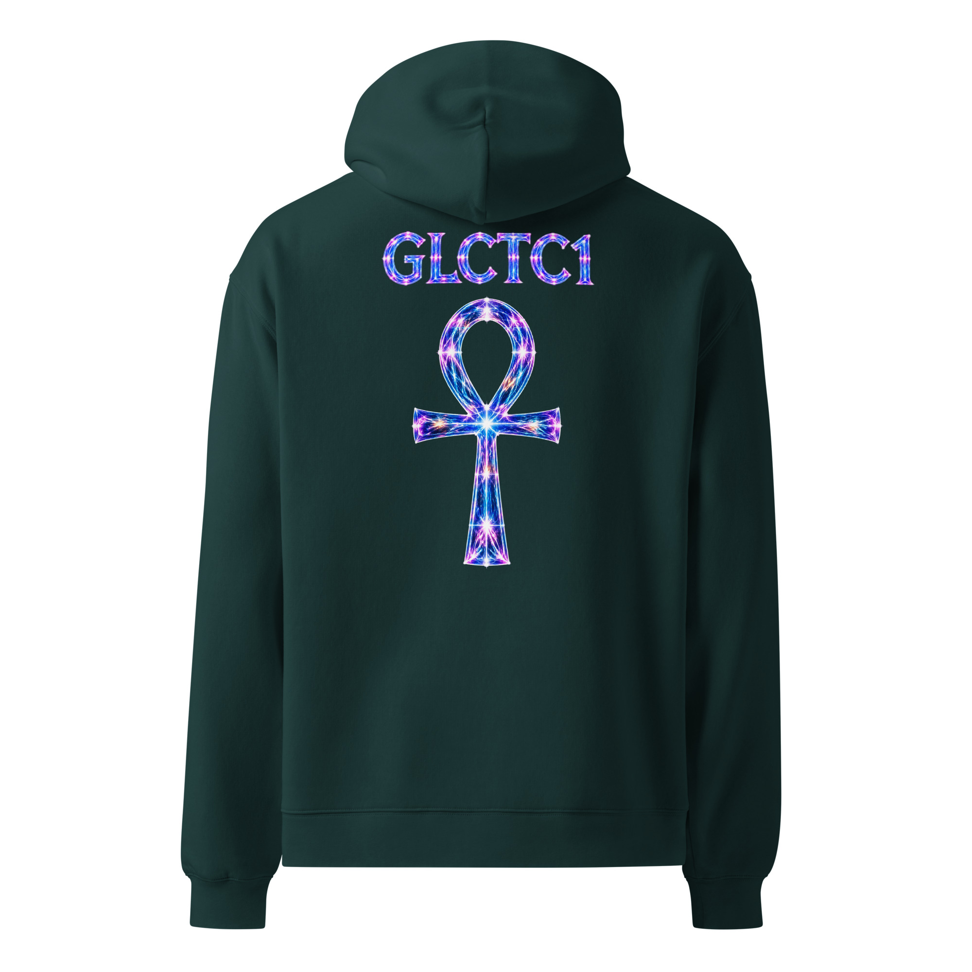 0010110 Light Codes Unisex Oversized Hoodie 003 - Image 13