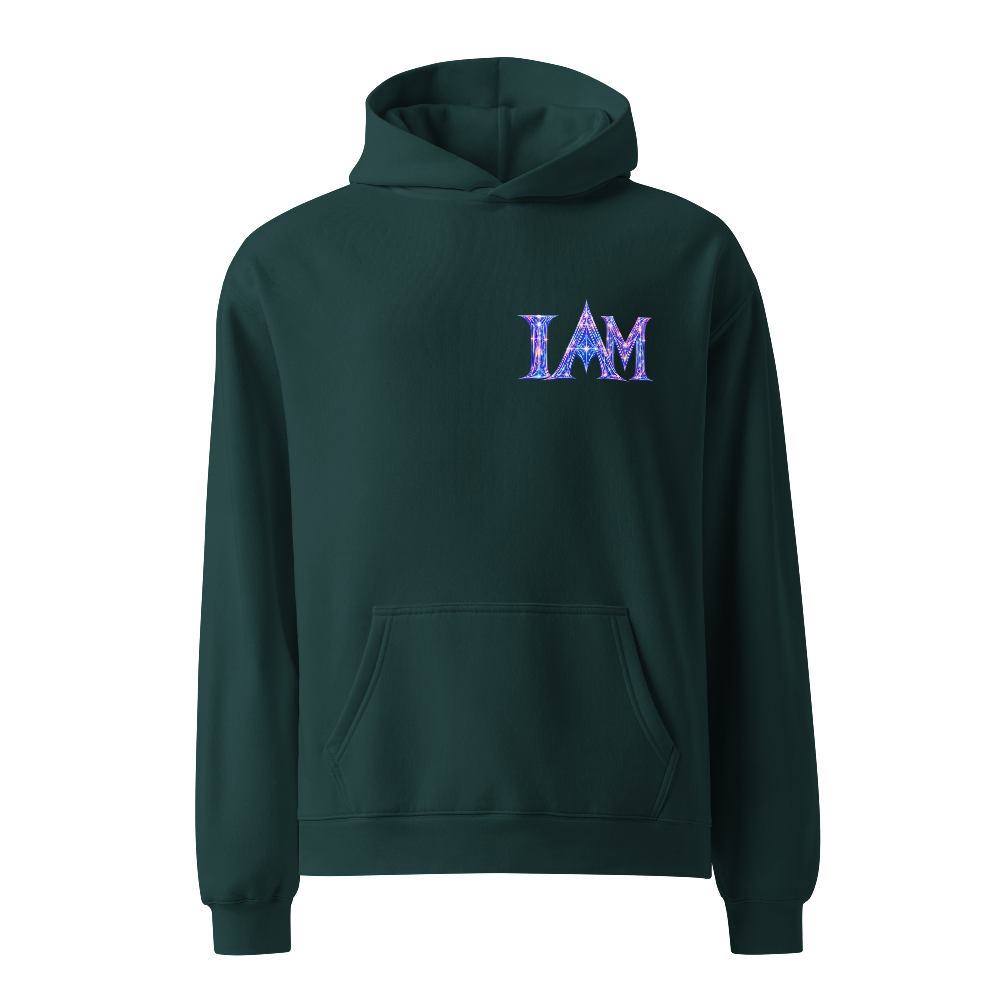 I AM Light Codes Unisex Oversized Hoodie 002 - Image 3