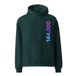 144,000 Neon Oversized Hoodie 003