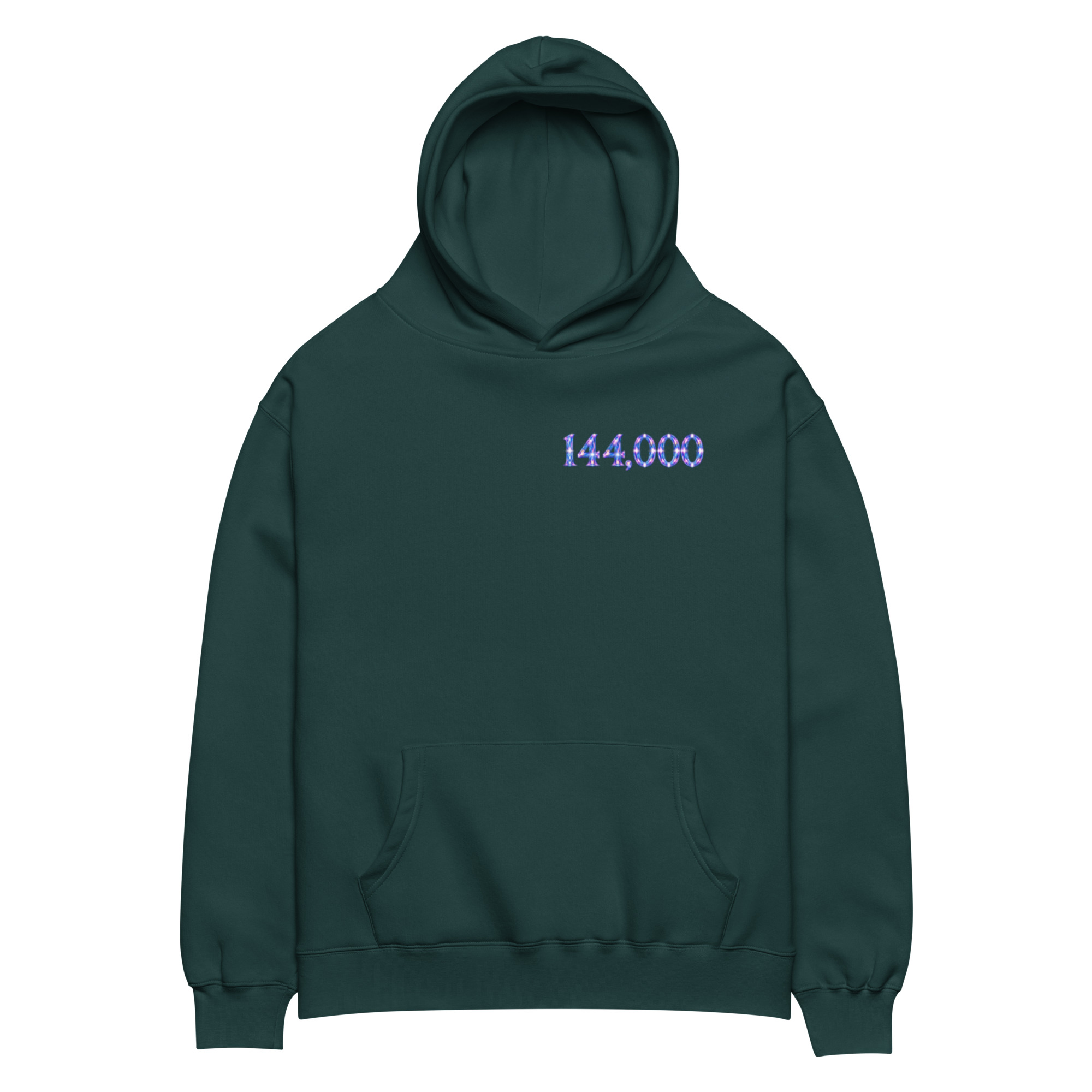 144,000 Light Codes Unisex Oversized Hoodie 002 - Image 25