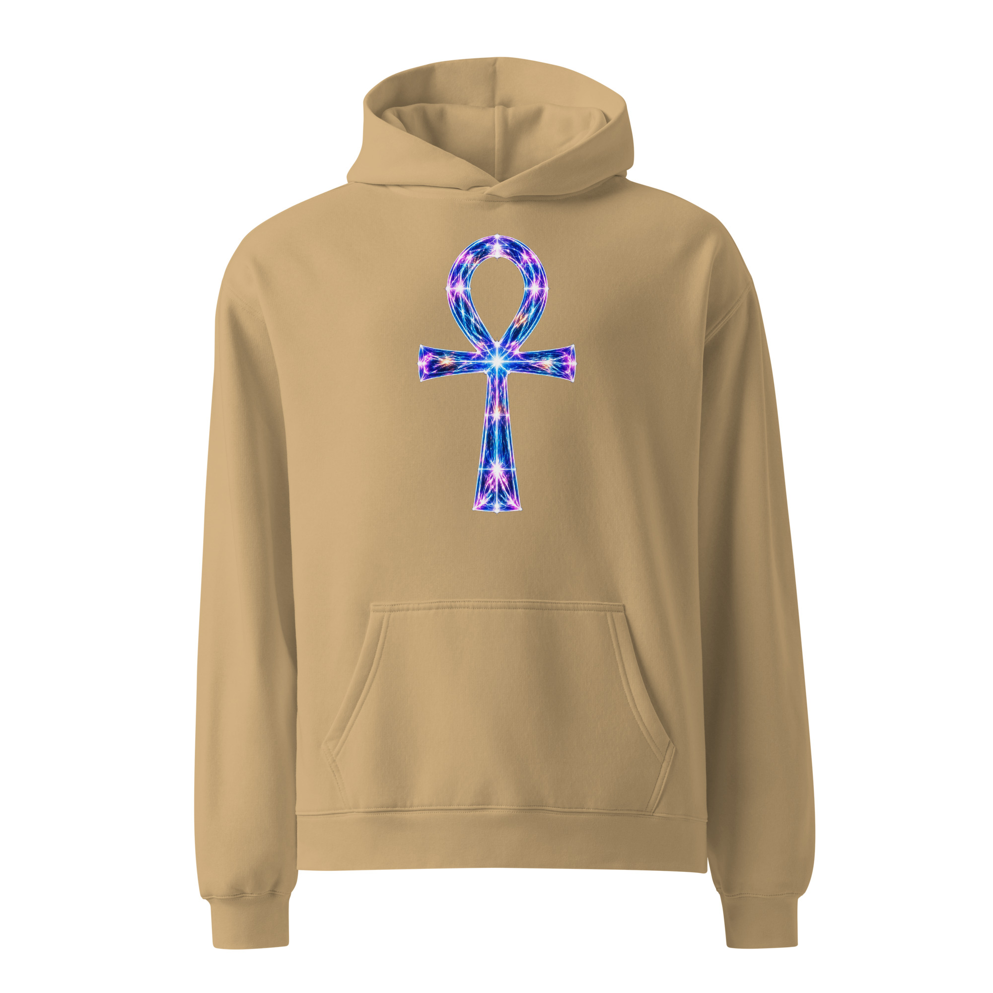 Ankh Light Codes Unisex Oversized Hoodie 001 - Image 7