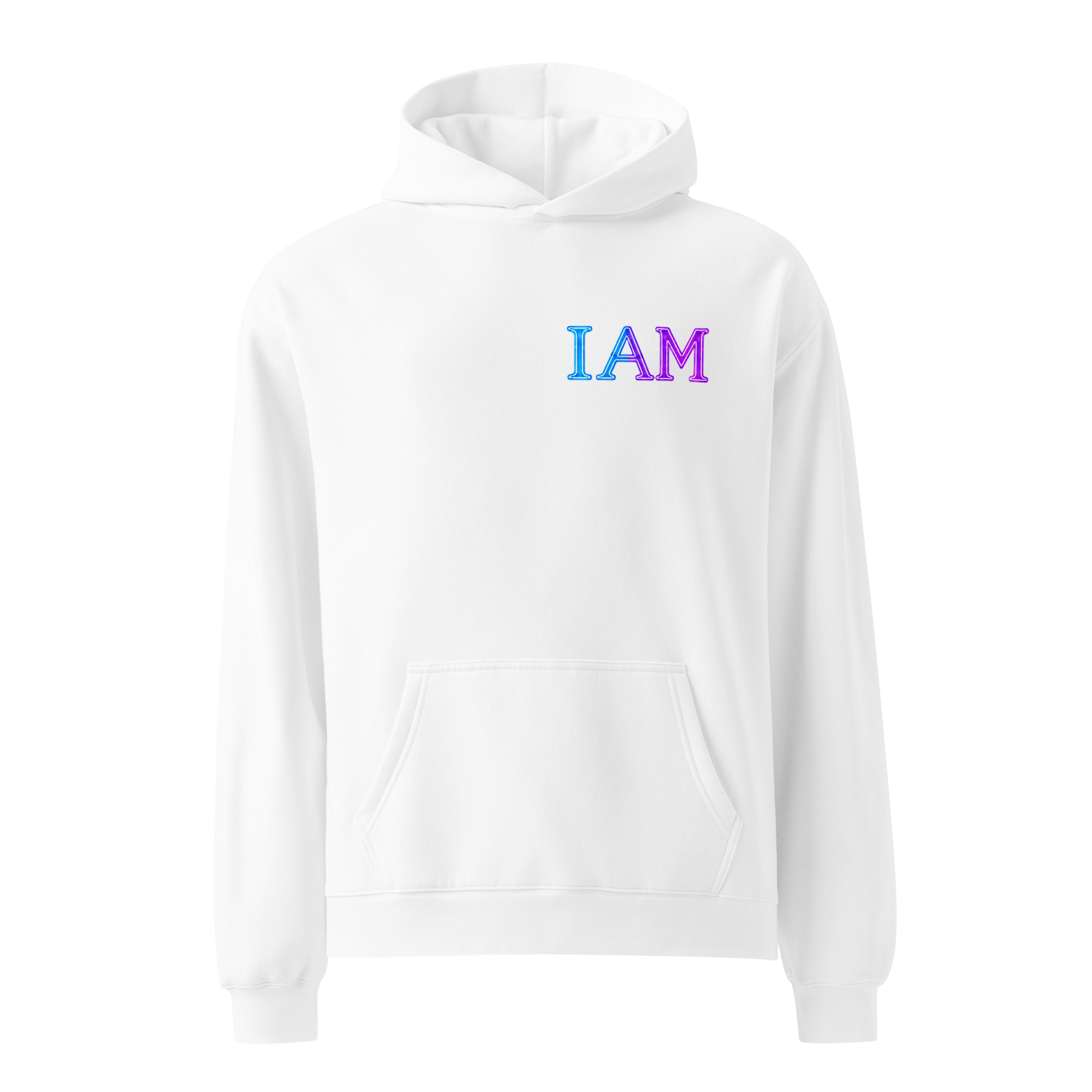 I AM Neon Unisex Oversized Hoodie 002 - Image 12