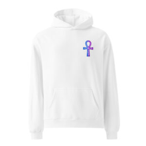 Ankh Neon Unisex Oversized Hoodie 002