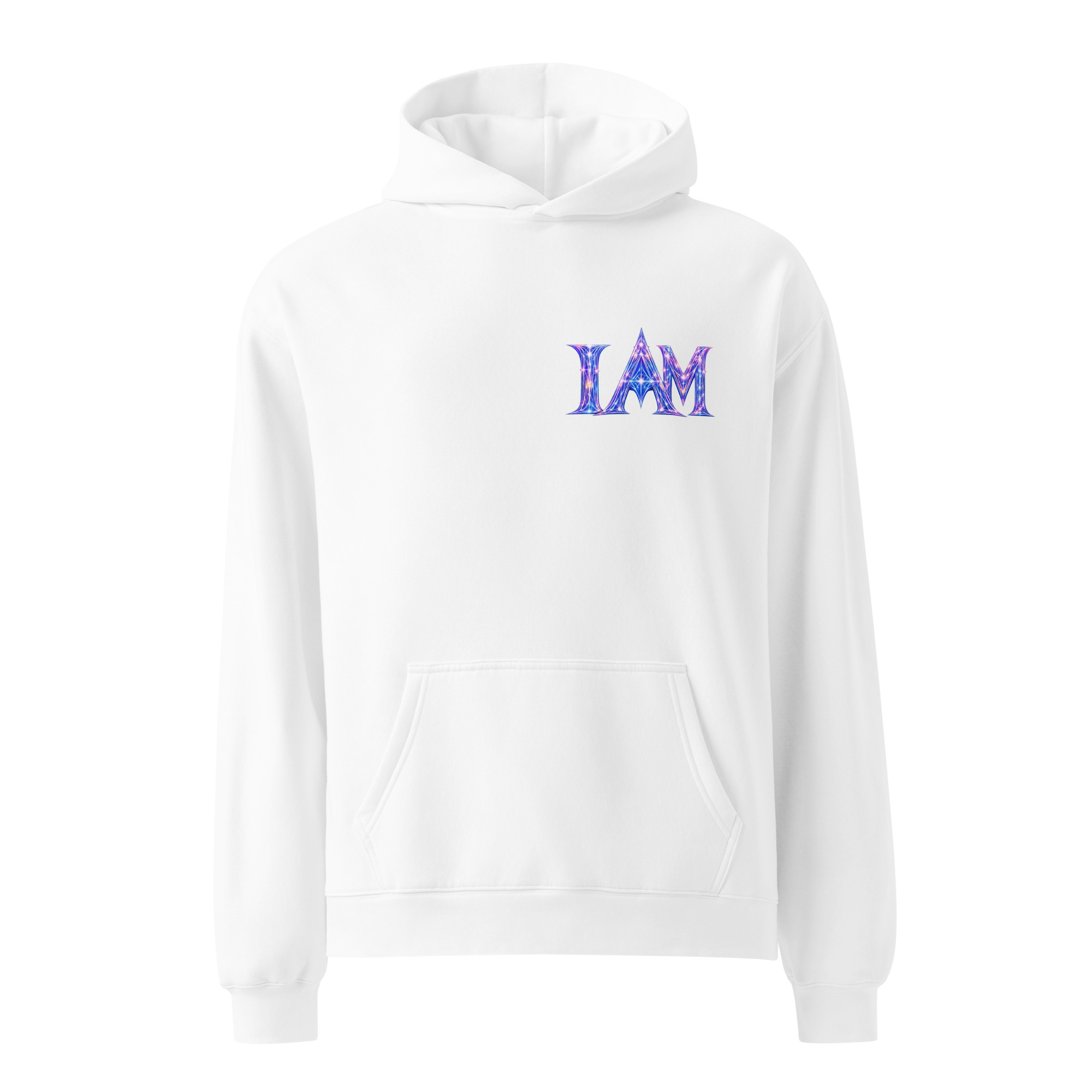 I AM Light Codes Unisex Oversized Hoodie 002 - Image 12