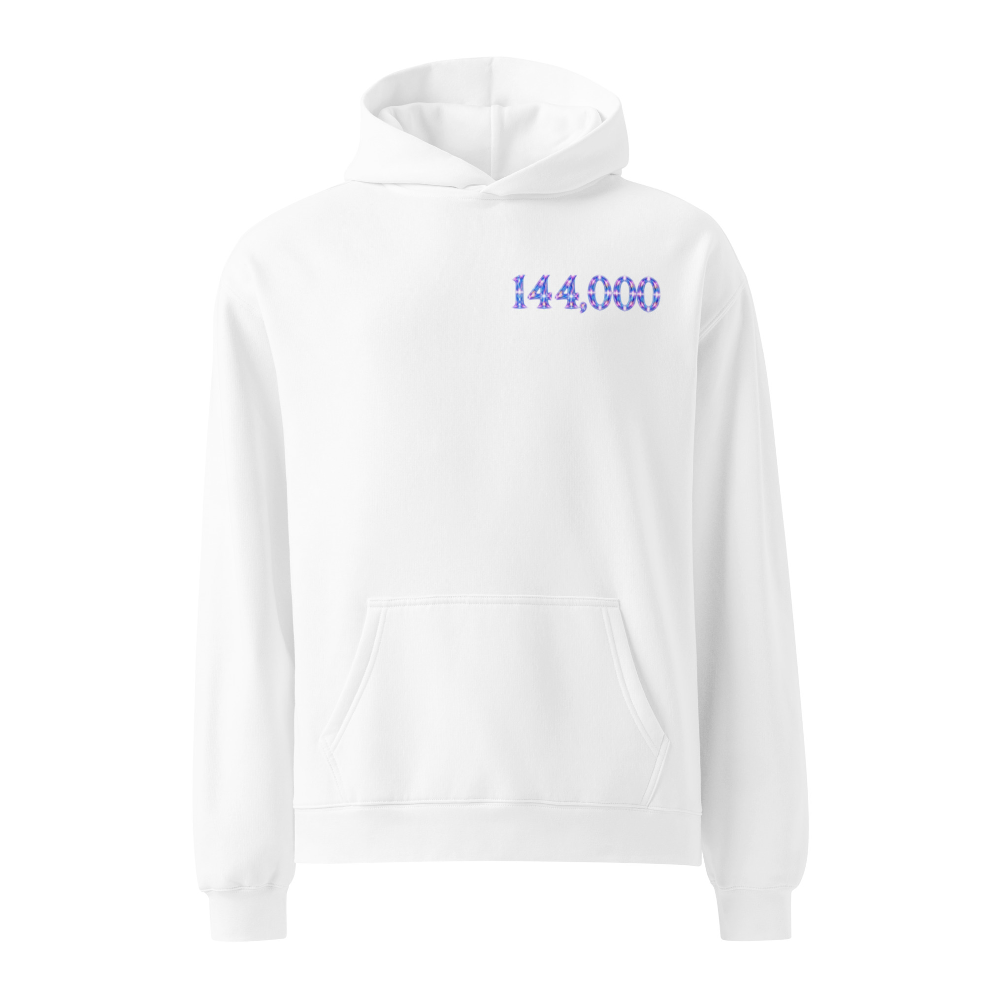 144,000 Light Codes Unisex Oversized Hoodie 002 - Image 12