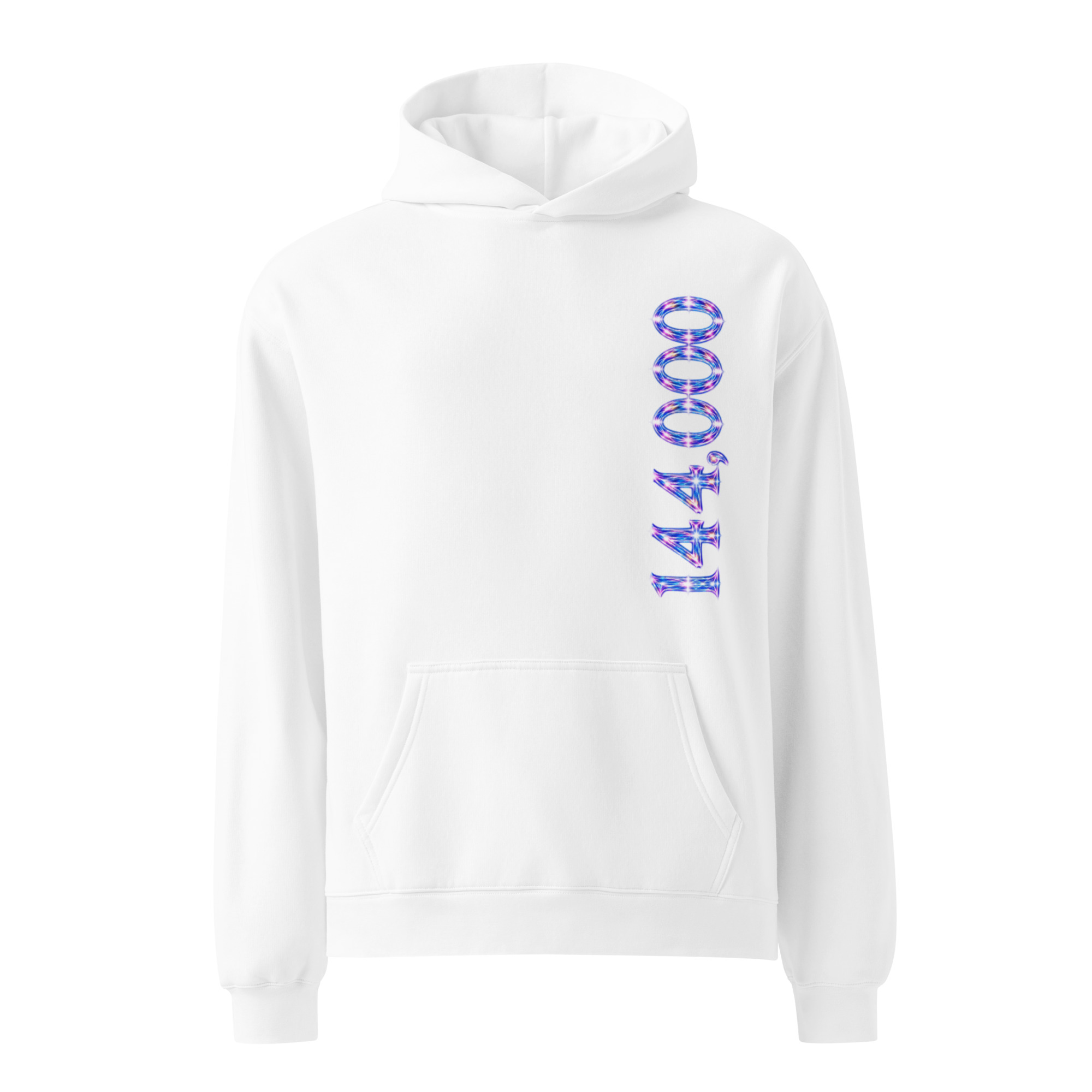144,000 Light Codes Unisex Oversized Hoodie 003 - Image 12