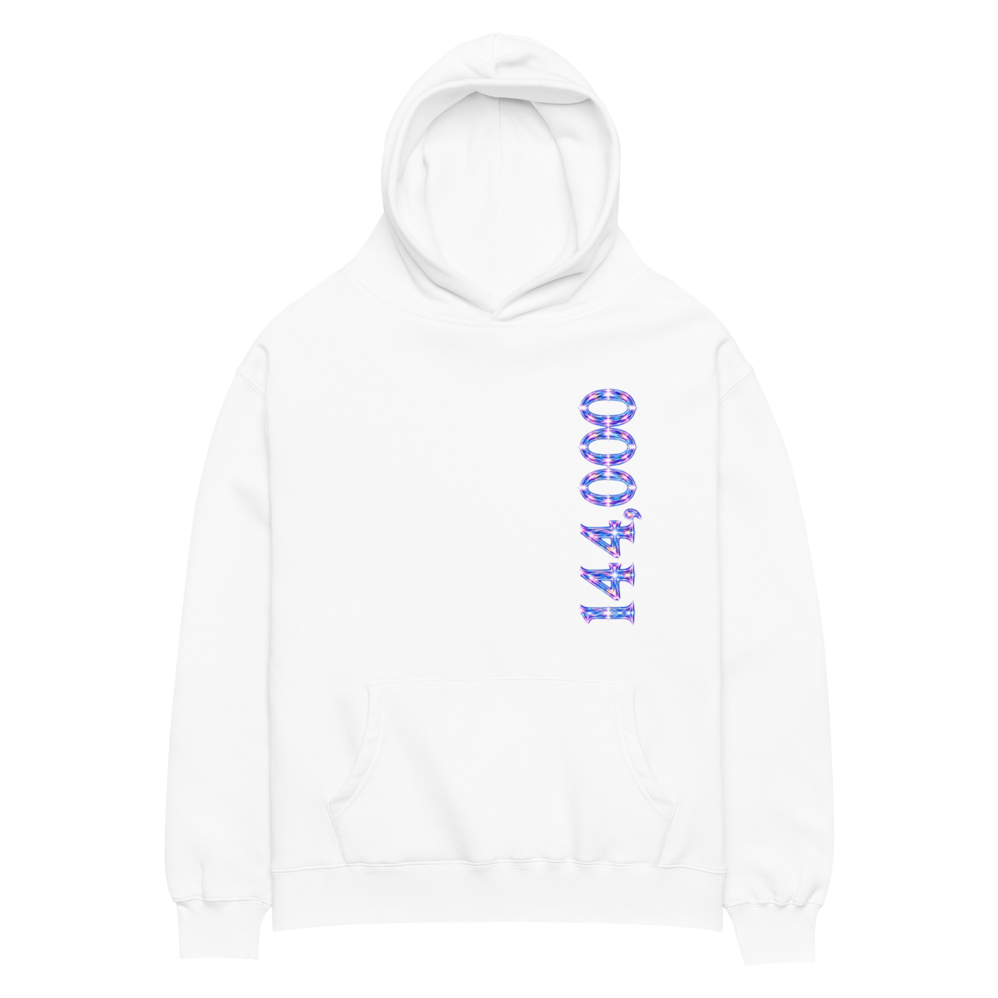144,000 Light Codes Unisex Oversized Hoodie 003