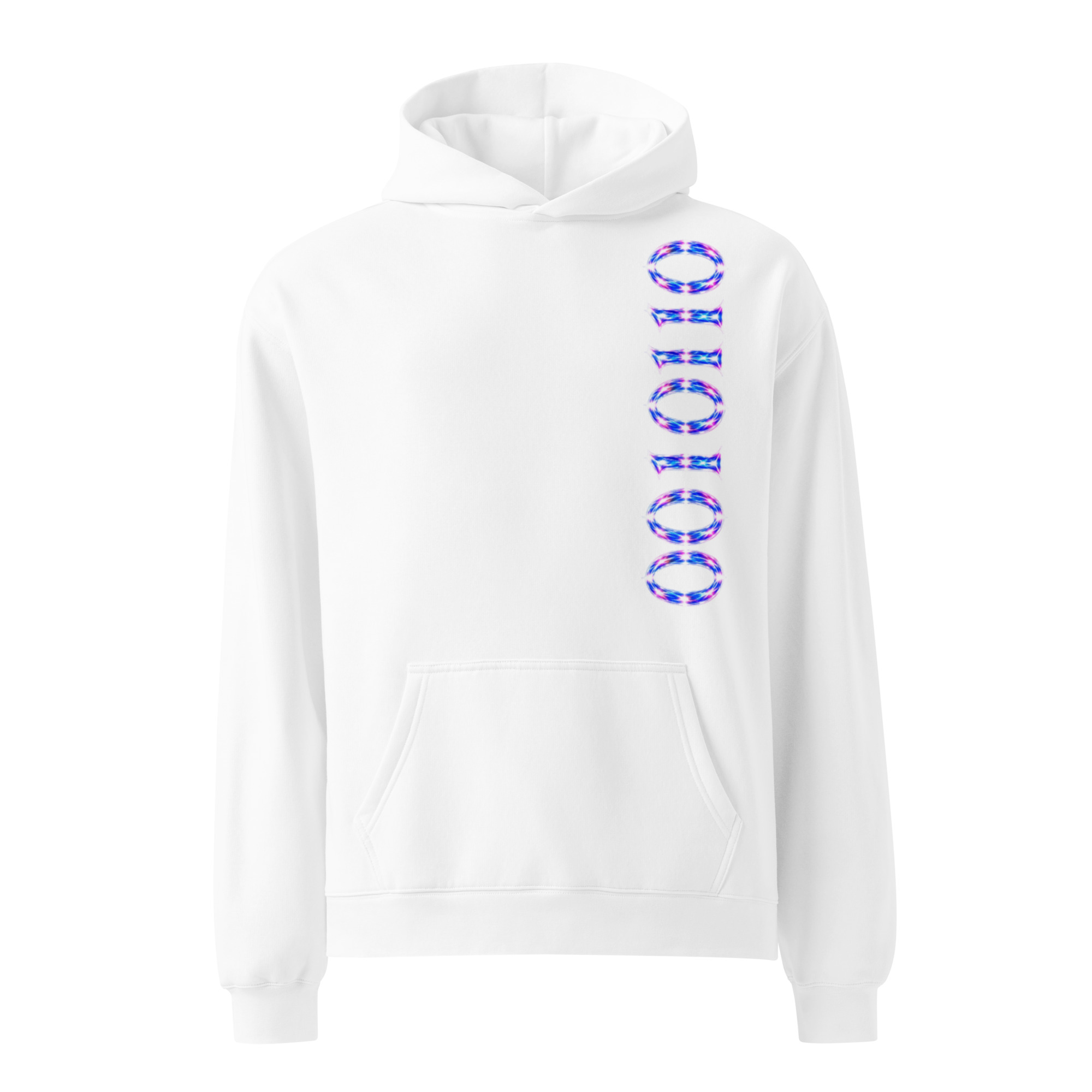 0010110 Light Codes Unisex Oversized Hoodie 003 - Image 11