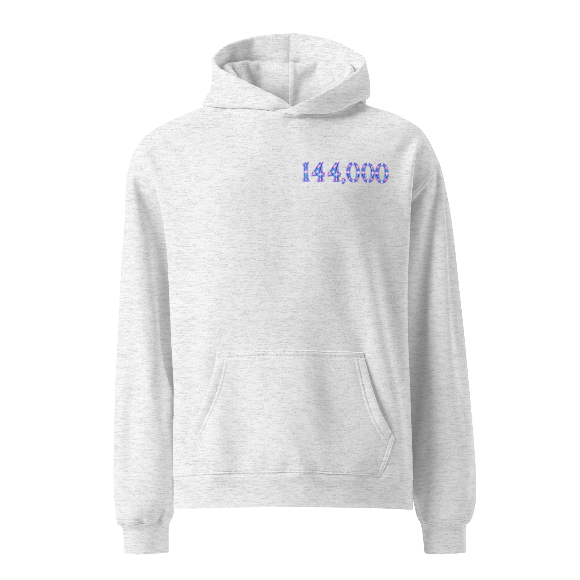 144,000 Light Codes Unisex Oversized Hoodie 002 - Image 11