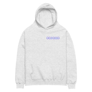 0010110 Light Codes Unisex Oversized Hoodie 002