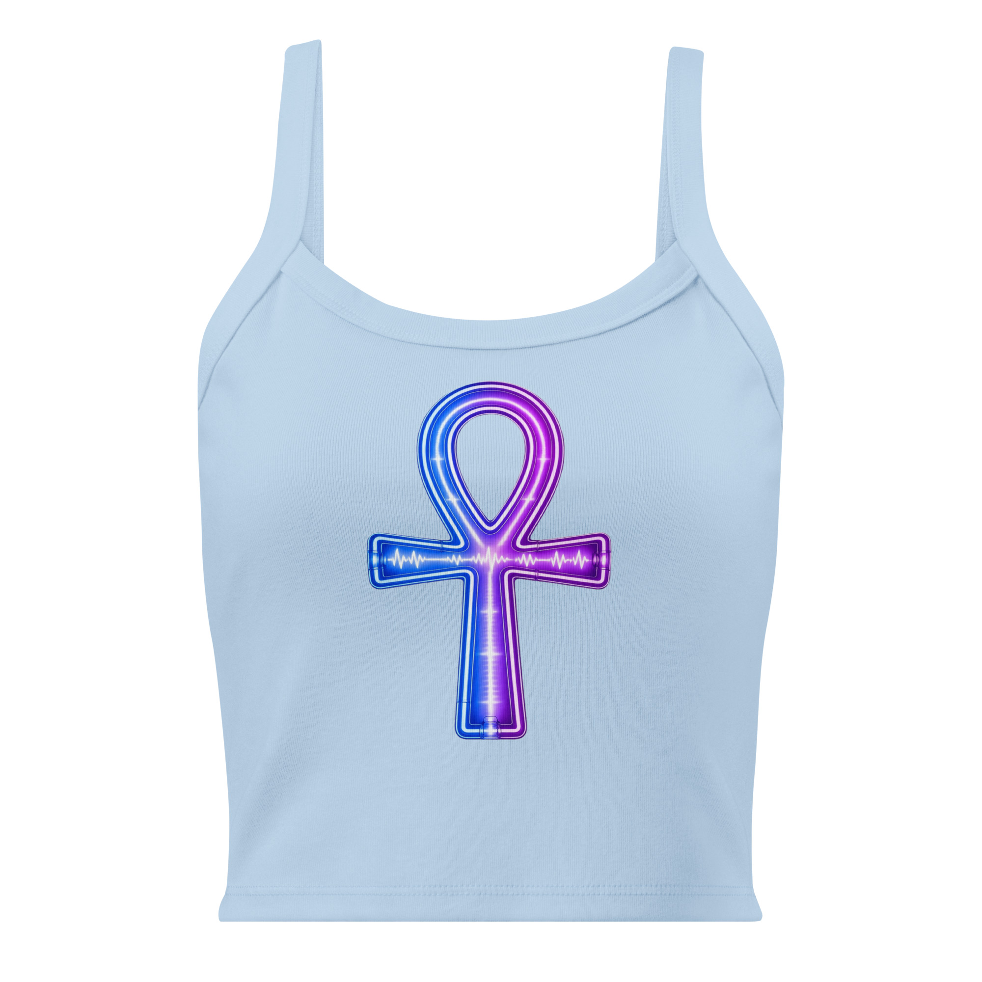 Ankh Neon Women’s Tank Top 001 - Image 4